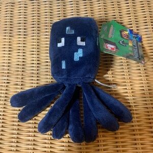 Minecraft Overworld Squid Plush Toy Series Number 1